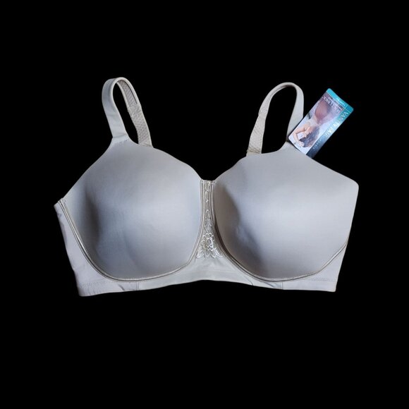 Vanity Fair Beauty Back Bra #71380 Size 42G Damask Neutral Beige No Underwire - Picture 5 of 7